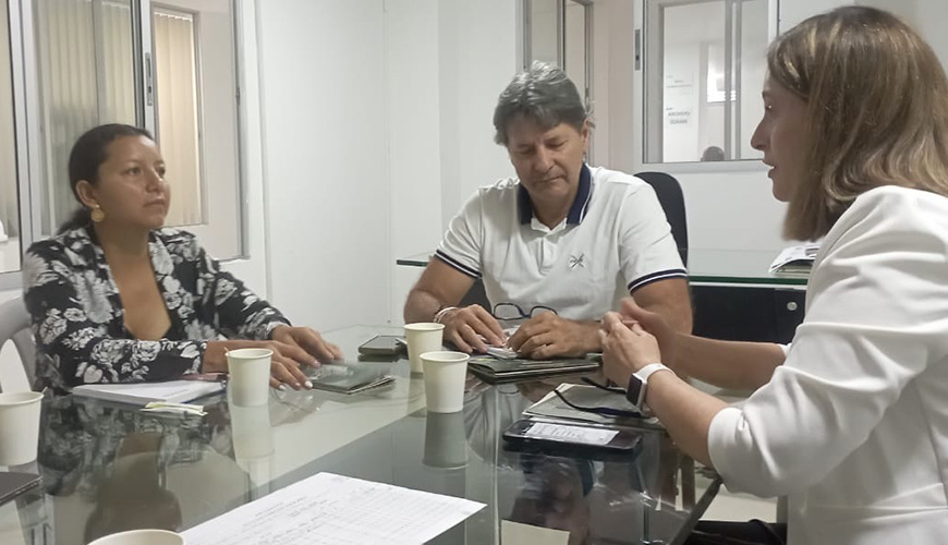 IRI-Colombia meeting with the Secretary of Agricultural Development and Environment of the Governor's Office of Putumayo.